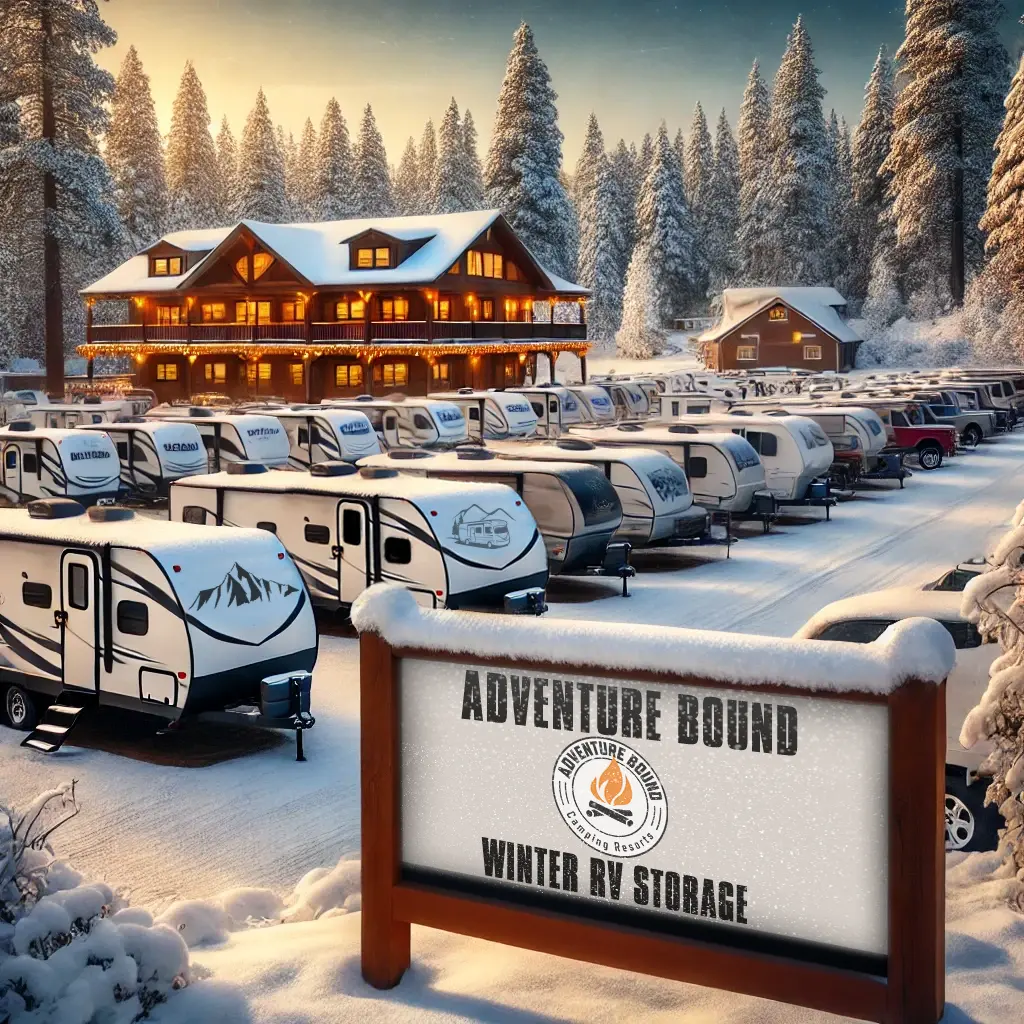 Winter RV storage at Adventure Bound Southwoods