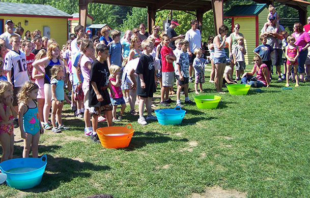 kids getting ready for an activity